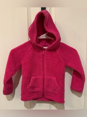 The Children's Place Bright Pink Sherpa Zip Hoodie
